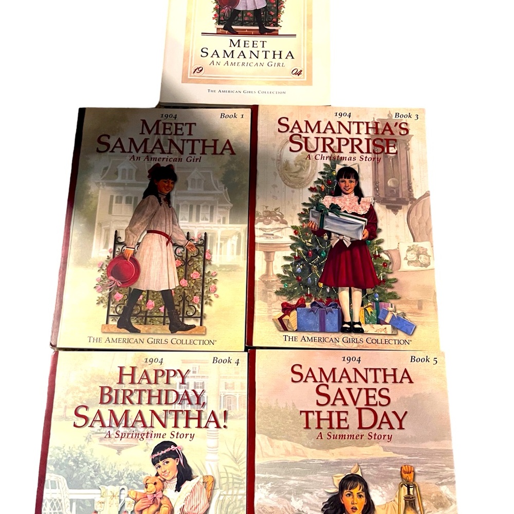1904 Samantha An American girl 5 Book Collection Excellent
